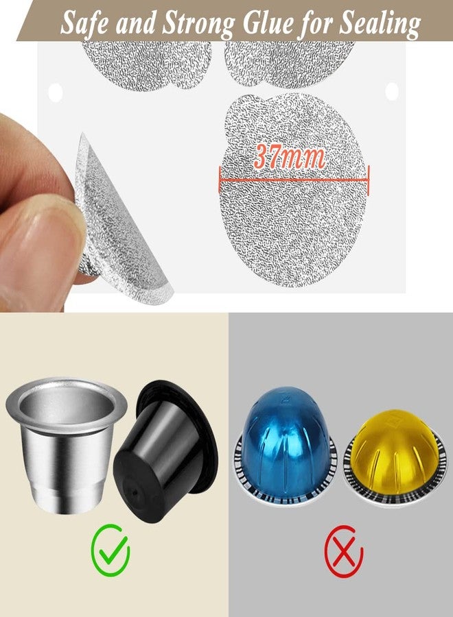CAPMESSO Espresso Foils -Coffee Pod Seal Lids to Reusable Nespresso Capsules Refillable Pods Compatible with Nespresso Original Line Machines 120PCS/Package - Image 4